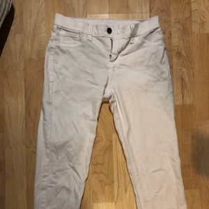 White Anthropologie pants